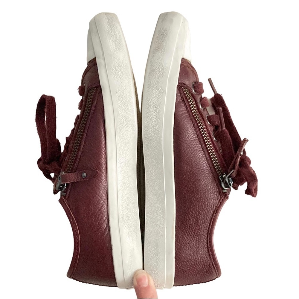 Coach Burgundy Empire Zipper Sneakers - Picture 8 of 12